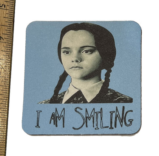 I Am Smiling Neoprene Coaster