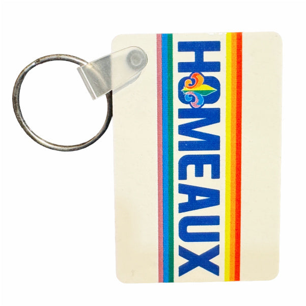 Homeaux Plaque Keychain