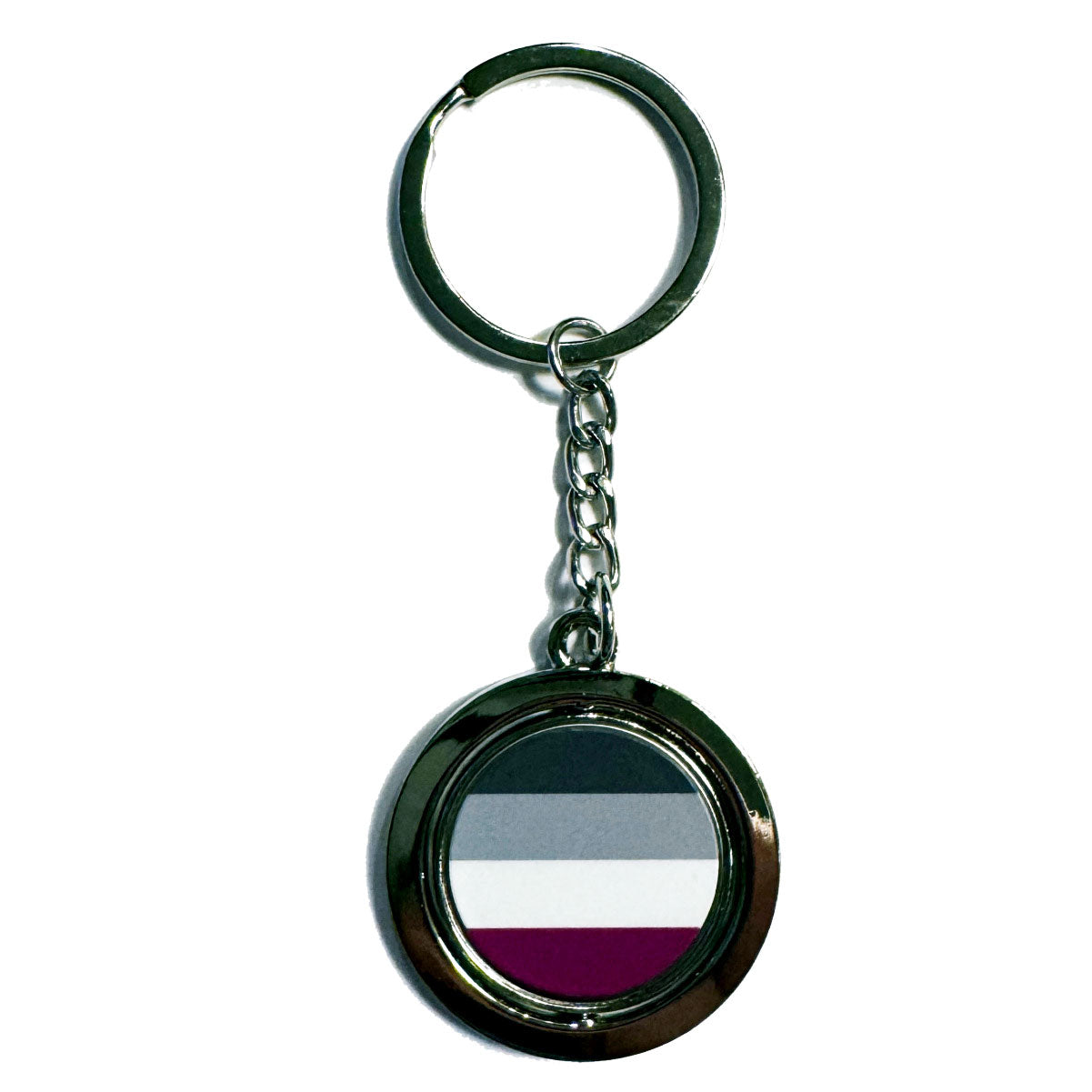 Asexual Spinning Keychain
