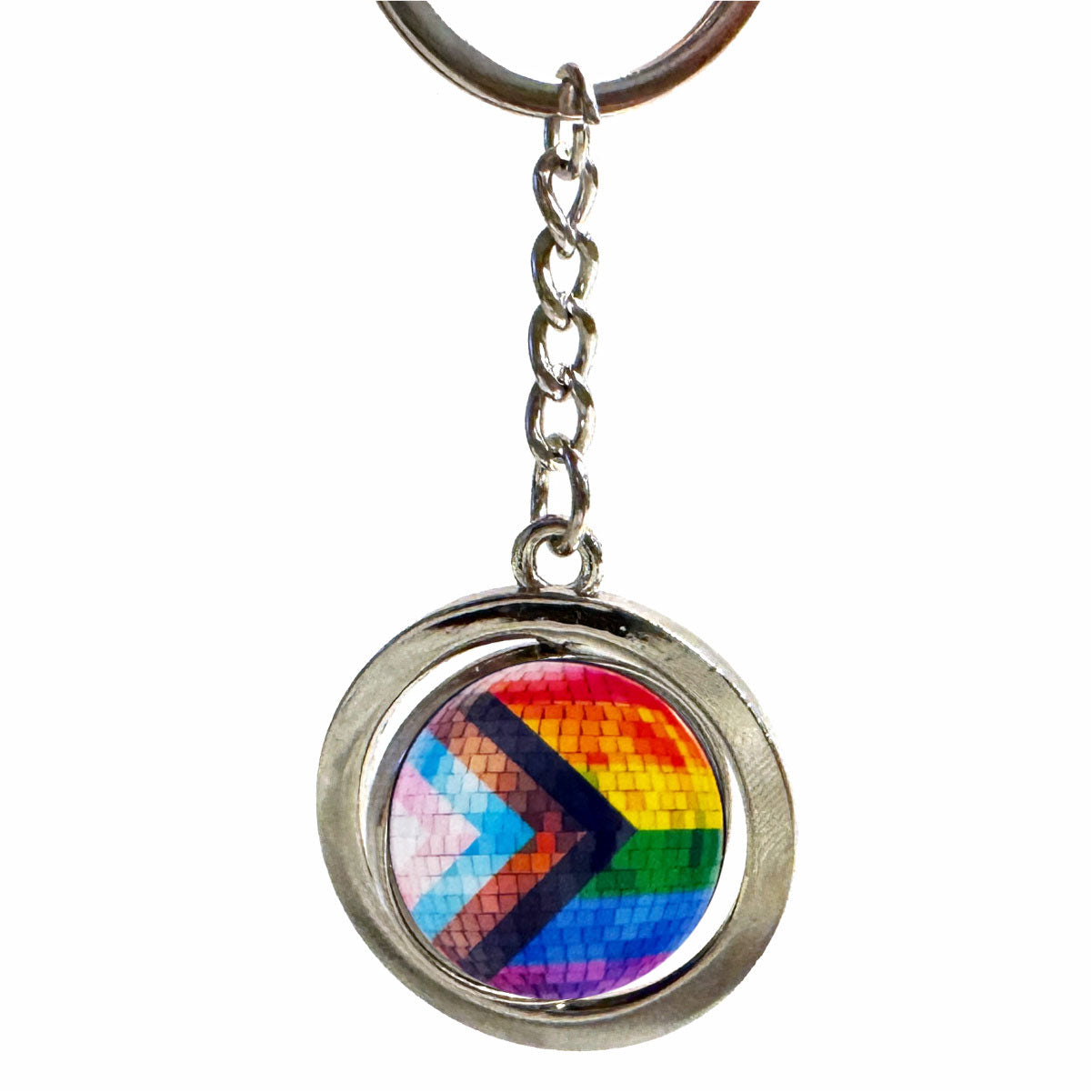 Disco Ball Spinning Keychain