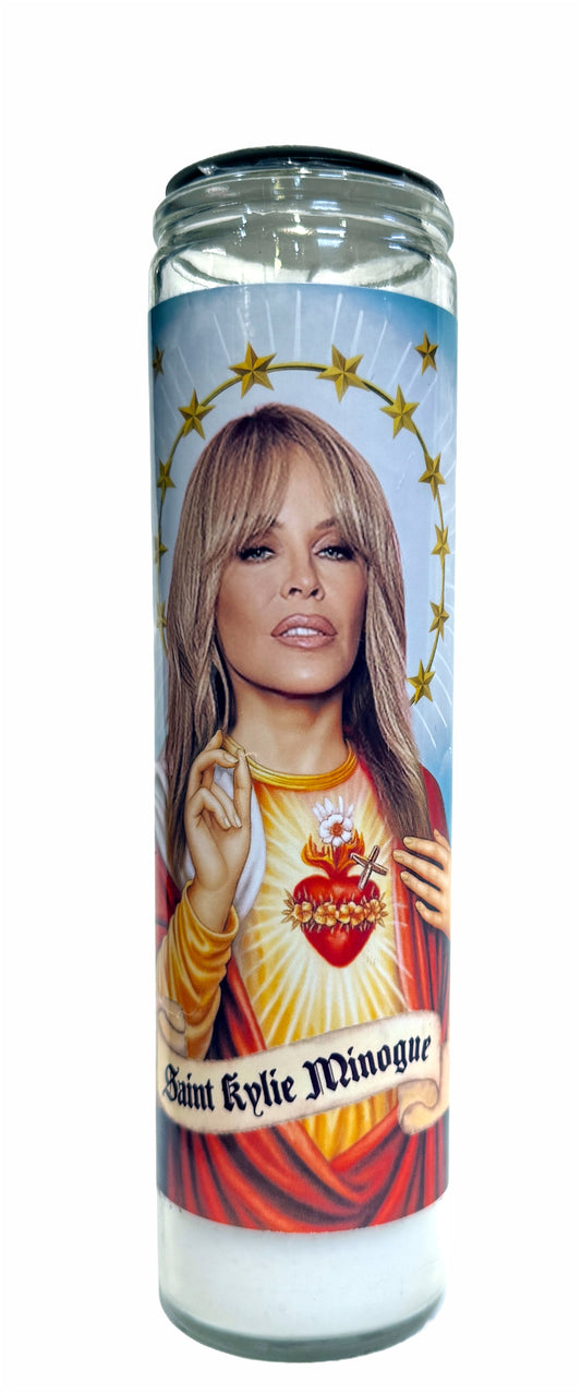 Saint Kylie Minogue Prayer Candle