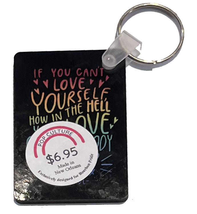 RuPaul Plaque Keychain