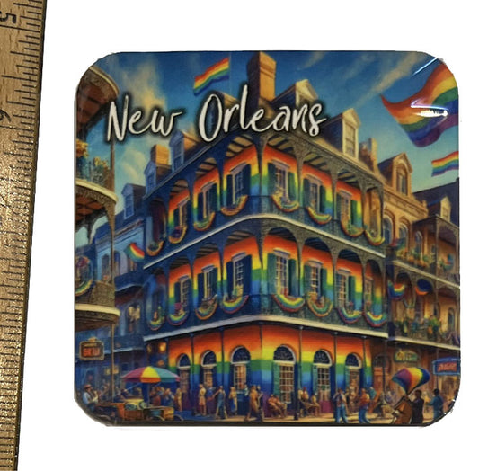 New Orleans Balconies Magnet