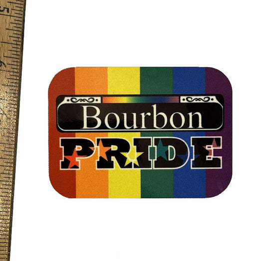 Raonbow Bourbon Pride Magnet