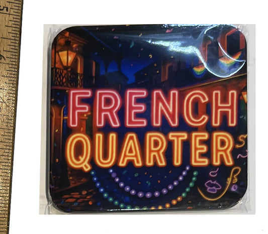 Neon French Quarter Magnet