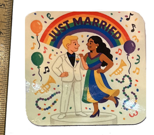 Just Married! Magnet