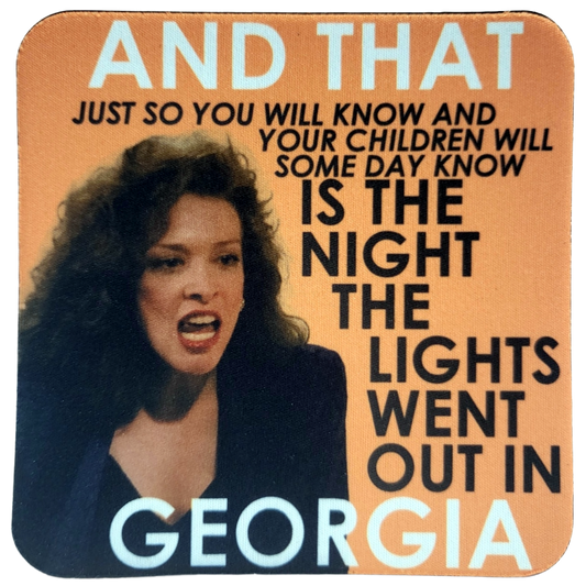 Julia Sugarbaker Neoprene Coaster