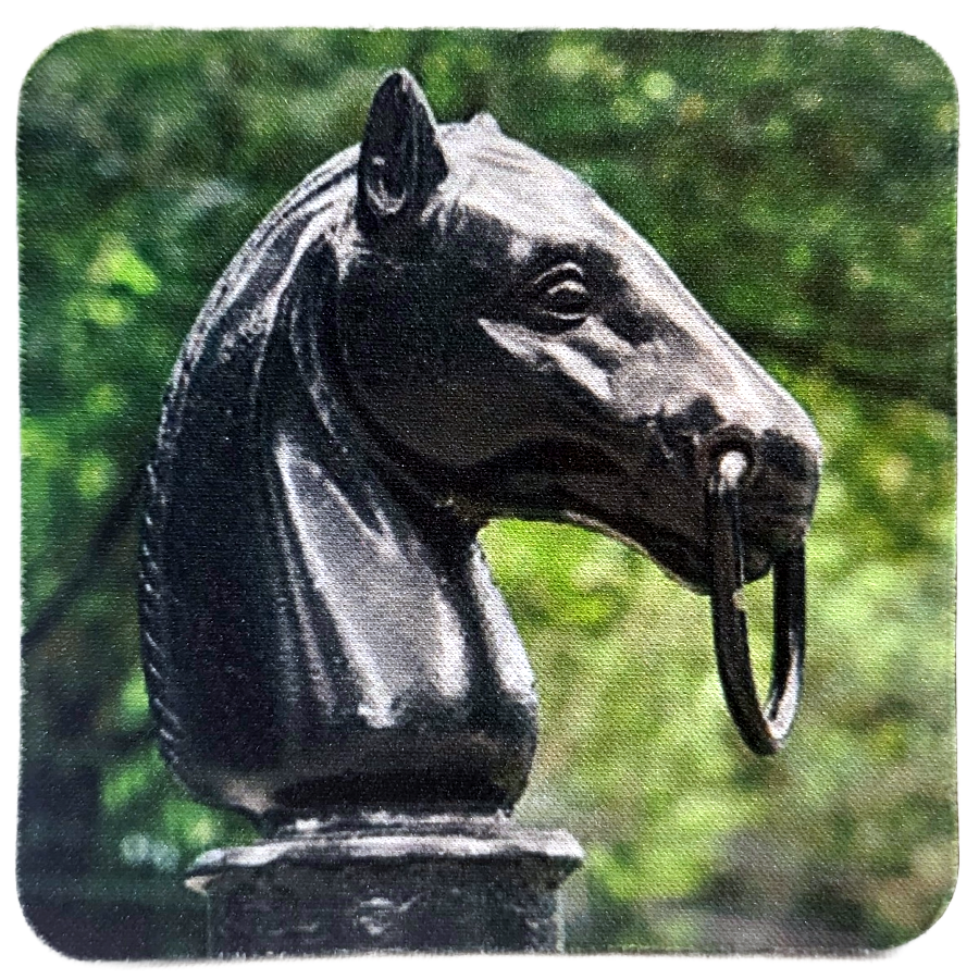 Hitching Post Neoprene Coaster