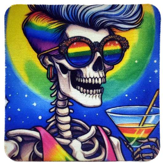 Drunk Lesbian Neoprene Coaster