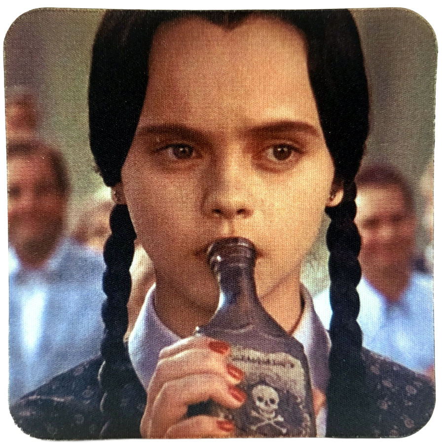 Wednesday Addams Male Tears Neoprene Coaster