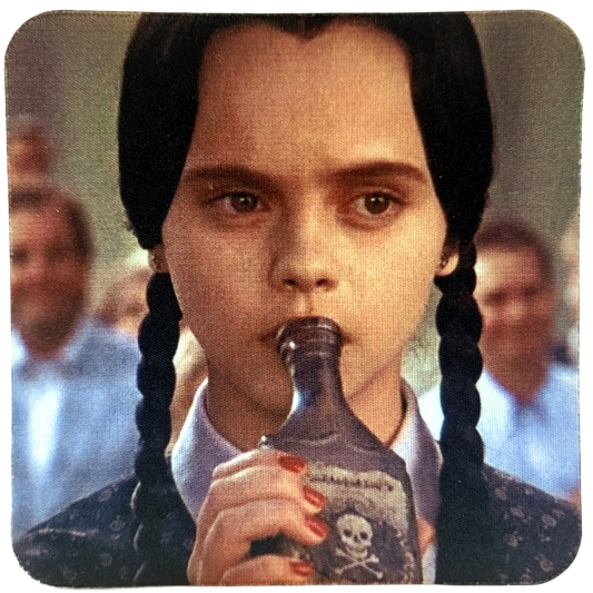 Wednesday Addams Male Tears Neoprene Coaster