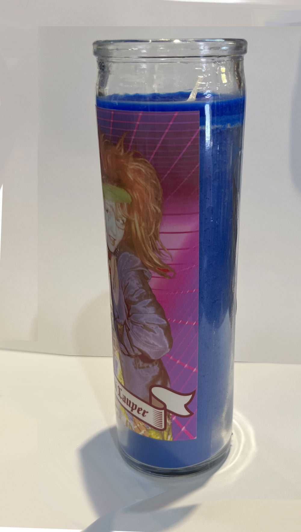 Saint Cyndi Lauper Candle