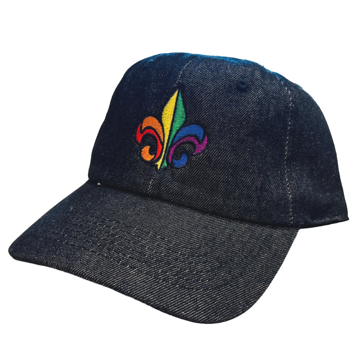 Rainbow Fleur-de-Lis Cap (Various Styles)
