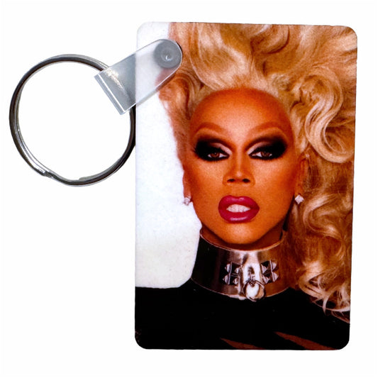 RuPaul Plaque Keychain