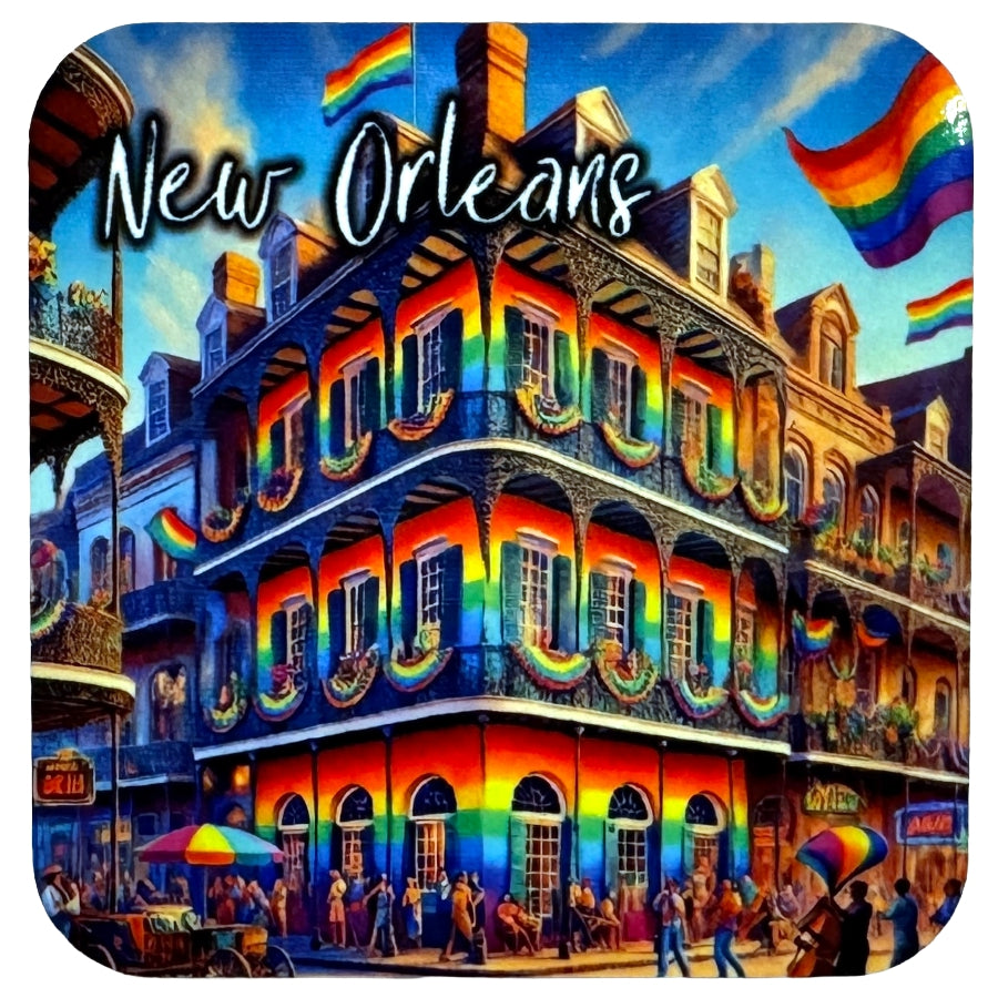 New Orleans Balconies Magnet