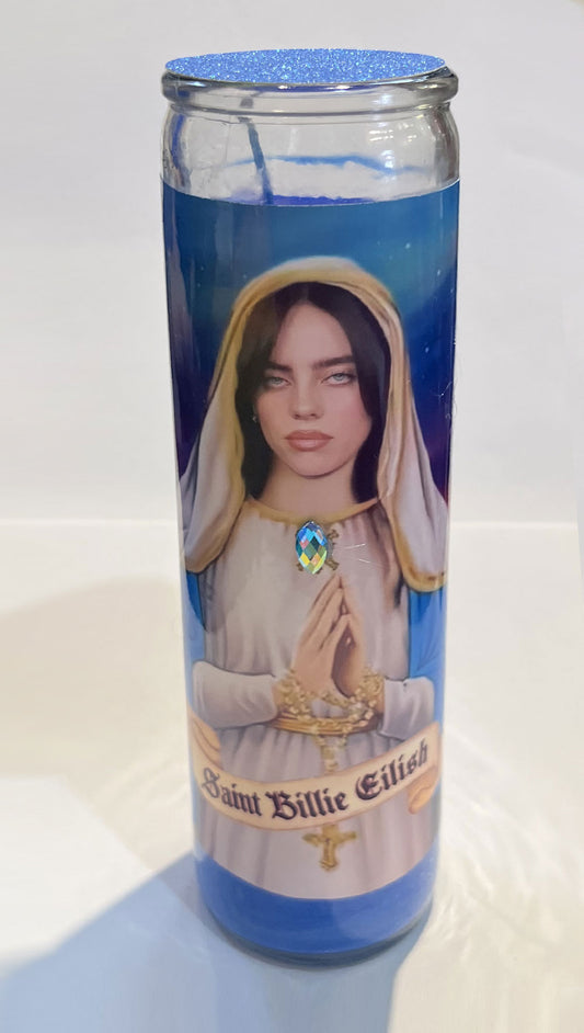 Saint Billie Eilish Candle
