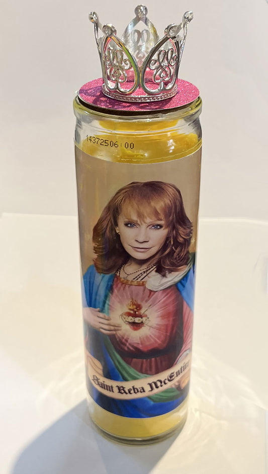 Saint Reba McEntire Candle