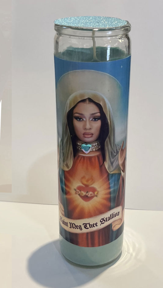 Saint Meg Thee Stallion Candle