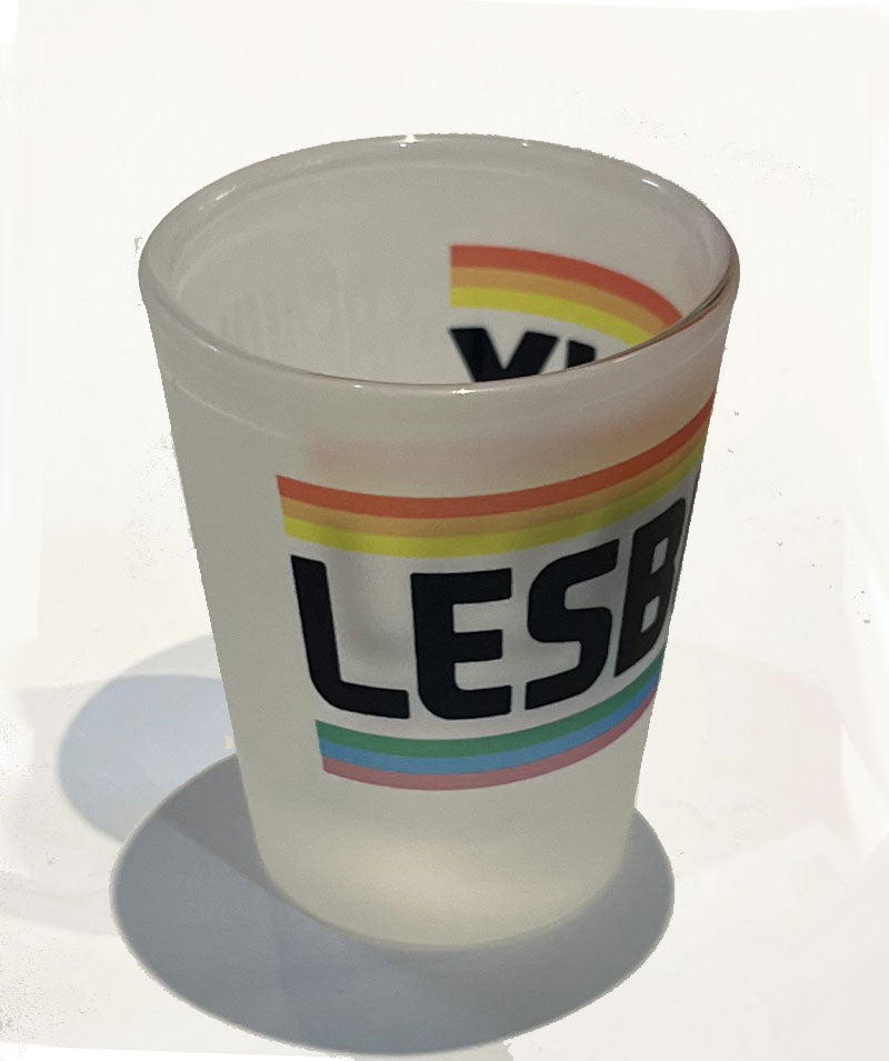 Lesbeaux Shot Glass