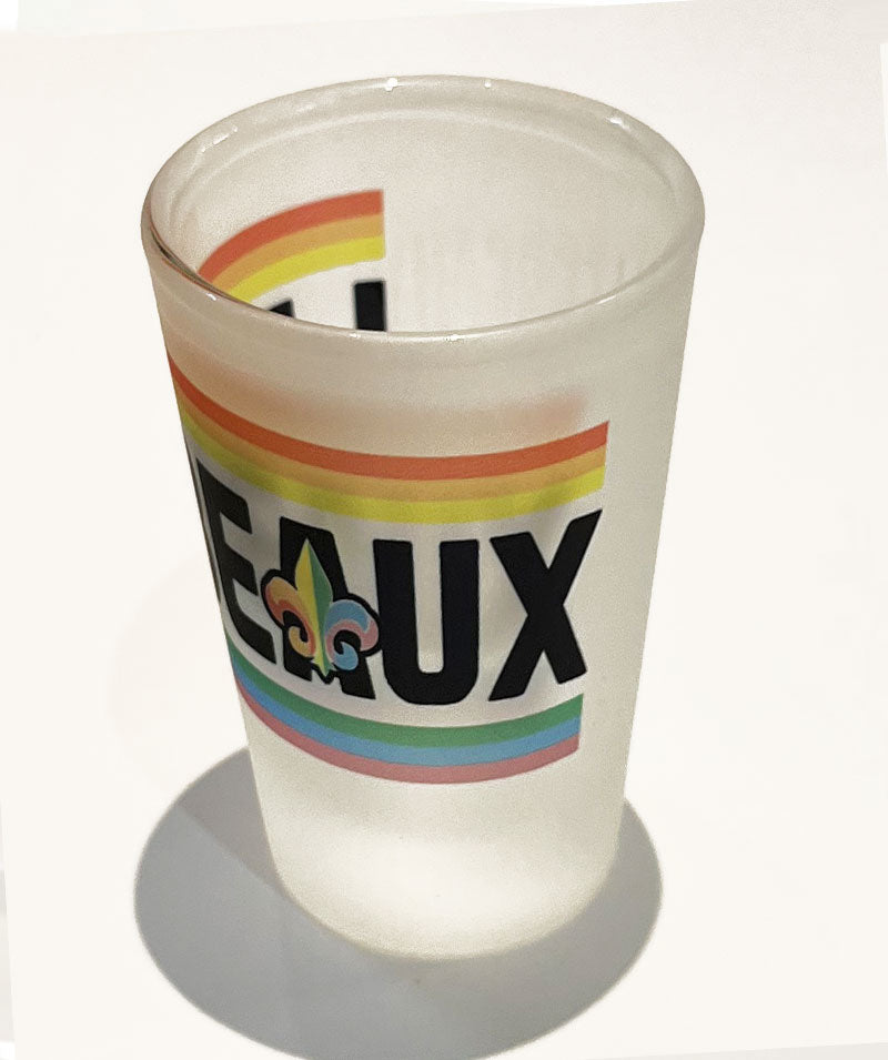 Lesbeaux Shot Glass