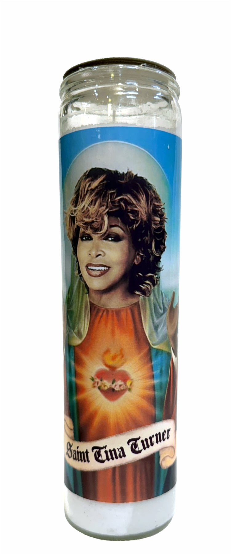 Saint Tina Turner Prayer Candle