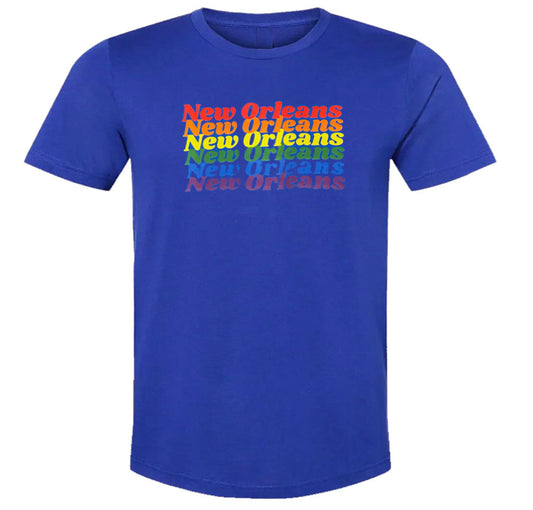 Rainbow New Orleans Short-Sleeve T-Shirt
