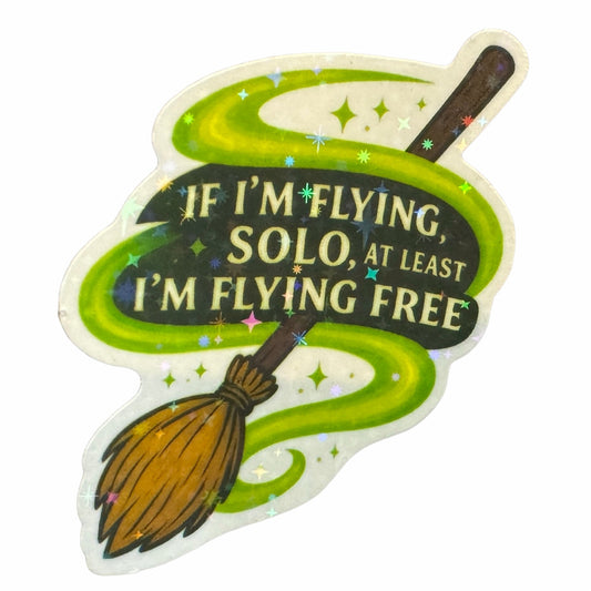 Flying Solo Sticker